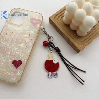 Kudosation Túi Thời Trang Quyến Rũ Phiên Bản Q Hoạt Hình Bóng Bàn Cầu Lông Bóng Đá Móc Khóa Túi Xách Mặt Dây Chuyền Sáng Tạo Ba Lô Trang Trí Quà Tặng