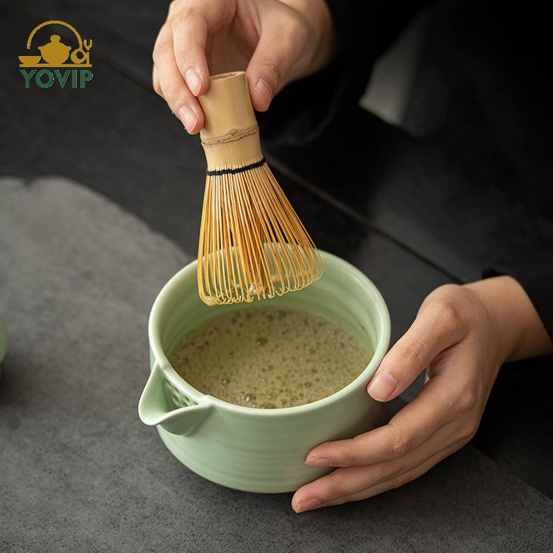 YOVIP 1 Cái Lễ Nhật Bản Tre Matcha Cà Phê Thực Tế Beater Trà Xanh Bàn Chải Chase Dụng Cụ Bàn Chải Trà Phụ Kiện VN