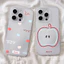 ibumpers Ốp Điện Thoại iPhone Ngộ nghĩnh Dễ Thương Họa Tiết Apple Ốp Lưng Trong Suốt Nhám Mờ Chống Bẩn Cho IPhone 16 15 14 12 13 11 Pro Max IP 7 8 Plus X XS XR