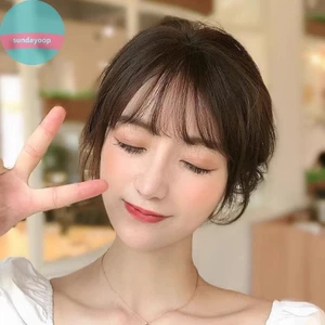 Sund Air Bangs - Tóc giả mỏng nhẹ tự nhiên, phù hợp mùa hè
