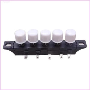 Cinnan Quạt Điện Chìa Khóa Công Tắc Bánh Răng Công Tắc Bàn Quạt Piano Phím 5 Nút Phím