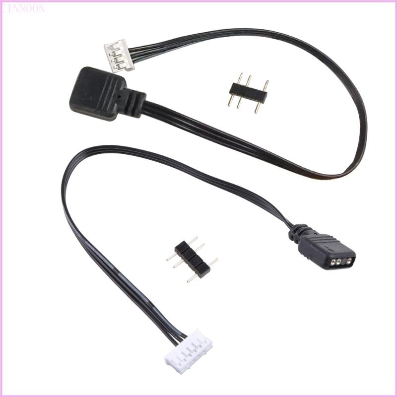 Cinna Cool Moon Fan Adapter Cáp 4Pin 6Pin Sang 5V ARGB 3Pin Dây Chuyển Đổi Cho Coolmoon Bộ Điều Khiển Quạt Adapter Kết Nối