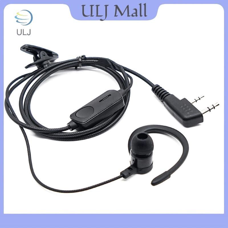 Tai nghe ULJ EarHook cho BF760 BF996 Walkie Talkie Walkie Talkie Tai nghe Mic K-Plug Tai nghe vô tuyến hai chiều Ham có dây.