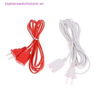 Toplanswatchstore 1.5 / 2 / 2.5 / 4M Nam Nối Dài Dây Nguồn 2 Pin Dây Nối Dài Có Nút Bật / Tắt Cáp VN