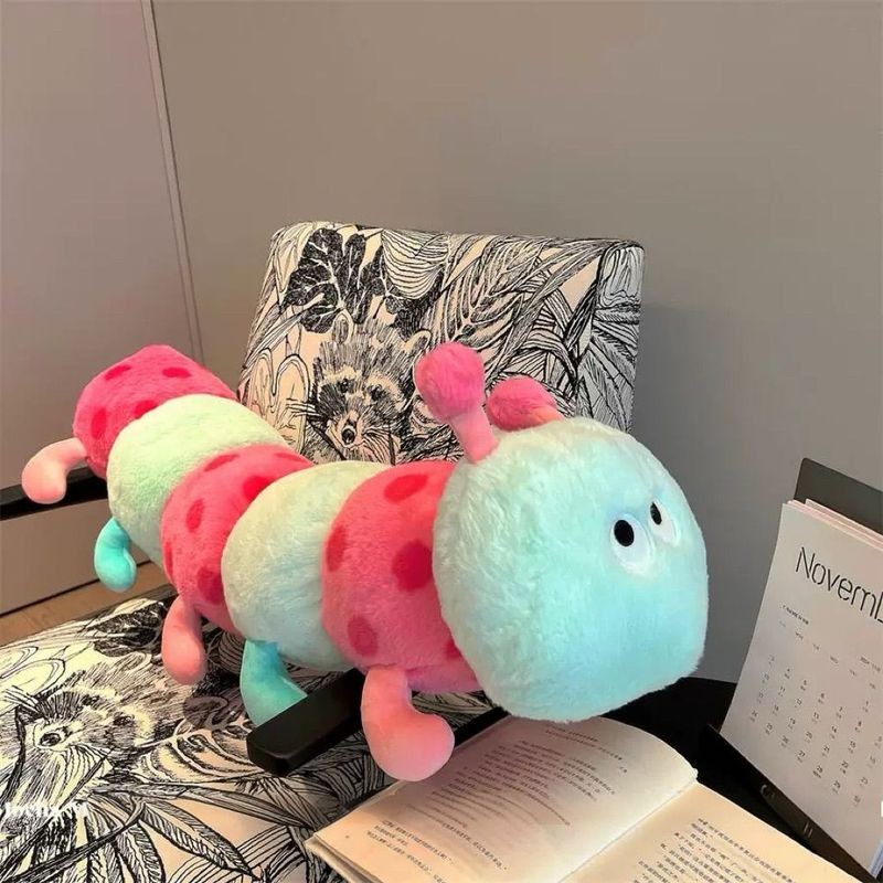 Đệm gối dài Caterpillar dễ thương