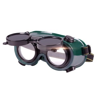 QUIM Kính hàn hạng nặng Kính lật Tấm che Polycarbonate Bảo vệ khung chống sốc cho thợ hàn chuyên nghiệp