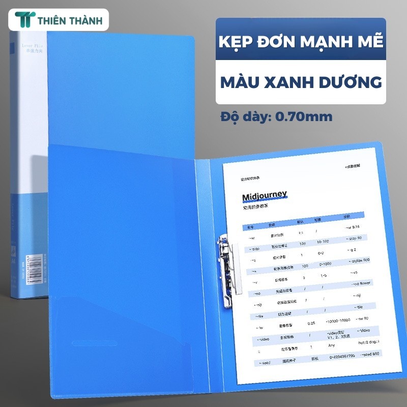 Bìa Kẹp Hồ Sơ A4 Có Kẹp Dọc - File Kẹp Giấy Tiết Kiệm Thời Gian, Lựa Chọn Tối Ưu Cho Công Ty