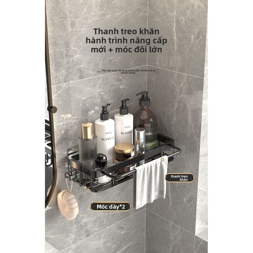 Kệ không thủng Nhà vệ sinh treo tường Nhà vệ sinh Giá treo tường Kệ lưu trữ tường