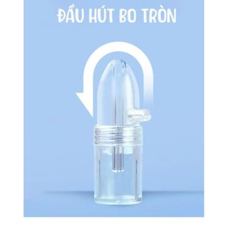 "Dụng cụ hút mũi tay thế hệ mới  chất liệu nhựa an toàn, lực hút mạnh mẽ cho bé."