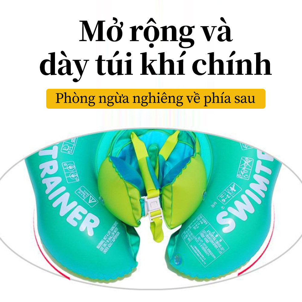 ABC phao bơi chống lật cho bé từ 3-12M chống lật hãng Mambo Baby cao cấp chất liệu xốp Pearl Foam an toàn cho trẻ nhỏ