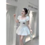 ĐẦM KAKI THÔ TAY PHỒNG NÚT BỌC TÙNG FORM BÍ