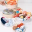 QEARY Đại Dương Động Vật Móc Khóa, Tôm Hùm Mềm Lông Tơ Biển Móc Khóa, Treo Đồ Trang Trí Kawaii PP Cotton Mô Phỏng Hoạt Hình Mặt Dây Chuyền Sang Trọng Trang Trí Nhà