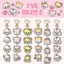 SQ11 IVE Acrylic Dây Xích Móc Khóa Wonyoung Mặt Dây Chuyền Hoạt Hình Túi Phụ Kiện KPOP Stars Ngoại Vi
