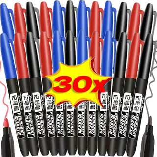 10 / 20 / 30 Bút Dầu Chống Thấm Nước 1.5mm Đen / Xanh / Đỏ - Bút Đánh Dấu Chống Thấm Nước Nhanh Khô