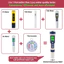 TAYO Bút kiểm tra chất lượng nước, đo độ mặn nước 5 là 1 pH/TDS/EC/độ mặn/nhiệt độ, kèm theo 3 gói pH tiêu chuẩn