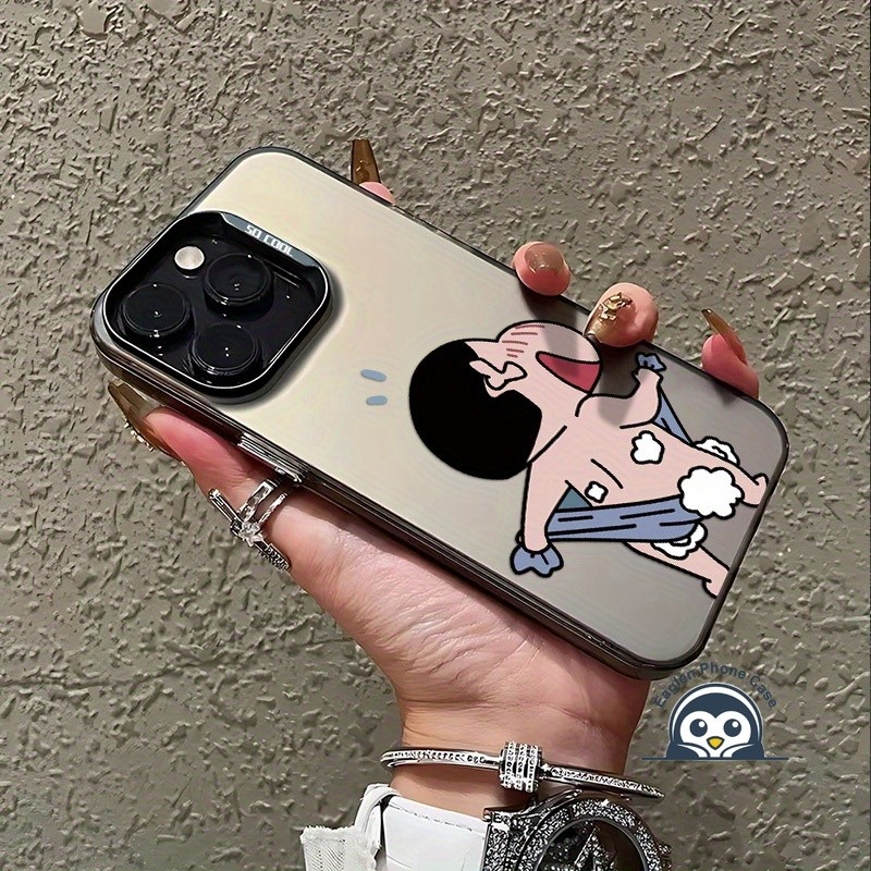 ‌Ốp Điện Thoại Hoạt Hình Crayon Shin-chan Cho OPPO Reno 14 13F 13 12 Pro 12F 11F 11 10 Pro Plus 9 8 8T 8Z 7Z 7 Pro Lite 5G 4G Vỏ Bảo Vệ Ống Kính Mát Chống Sốc Ốp Lưng Mềm