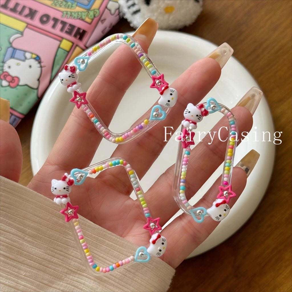 Vỏ PC Hạt Dễ Thương Cho Mi Band 9 8 10 Vỏ Bảo Vệ Ốp Lưng Cho Mi Band 9 10 Vỏ Phiên Bản Gốm Sứ