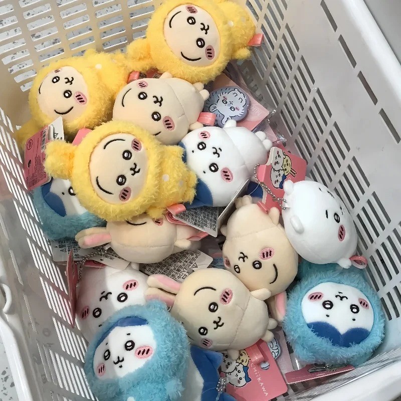 Chiikawa Mặt Dây Chuyền Búp Bê Pyjama Đảng Usagi Hachiware Usachi Ngoại Vi Búp Bê Túi Treo Trang Trí Búp Bê Cô Gái Sang Trọng Mặt Dây Chuyền Quà Tặng