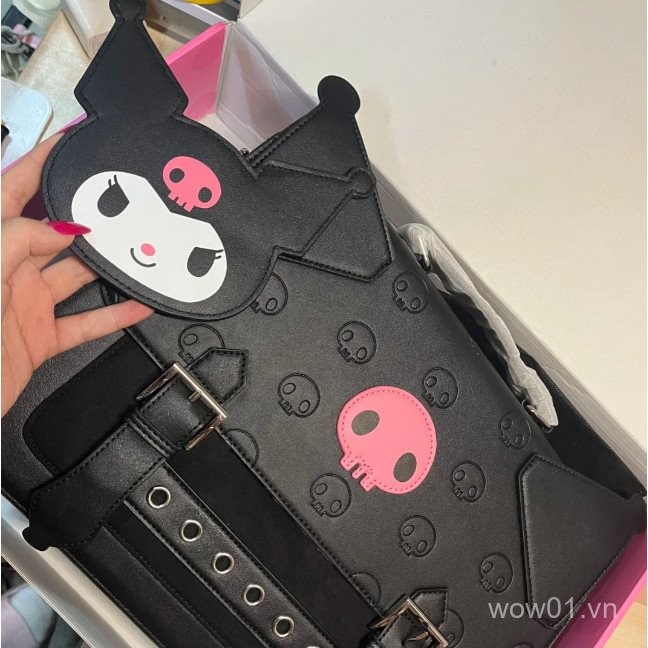Bán Chạy Kuromi Đồng Thương Hiệu Túi Nữ Phong Cách Mới Nguyên Bản Túi Có Thể Là Ba Lô Đơn jk Túi Preppy Túi Xách