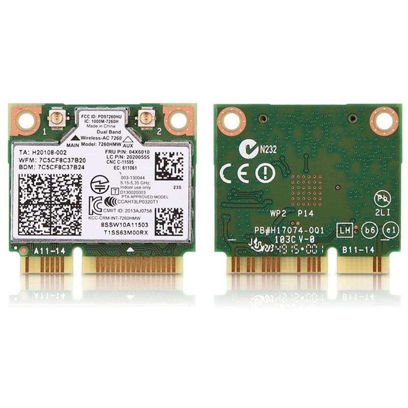 Notebook Tích Hợp Thẻ Không Dây Cho 7260HMW 7260AC 867M Dual Band 5G Thẻ Không Dây BT4.0 Cho 04X6090 04X6010