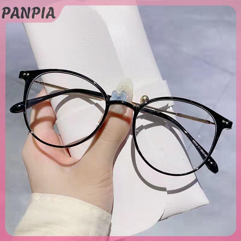 PANPIA- Kính Mắt Chống Bức Xạ Kính Mắt Tròn Dành Cho Nữ Phụ Kiện Nam