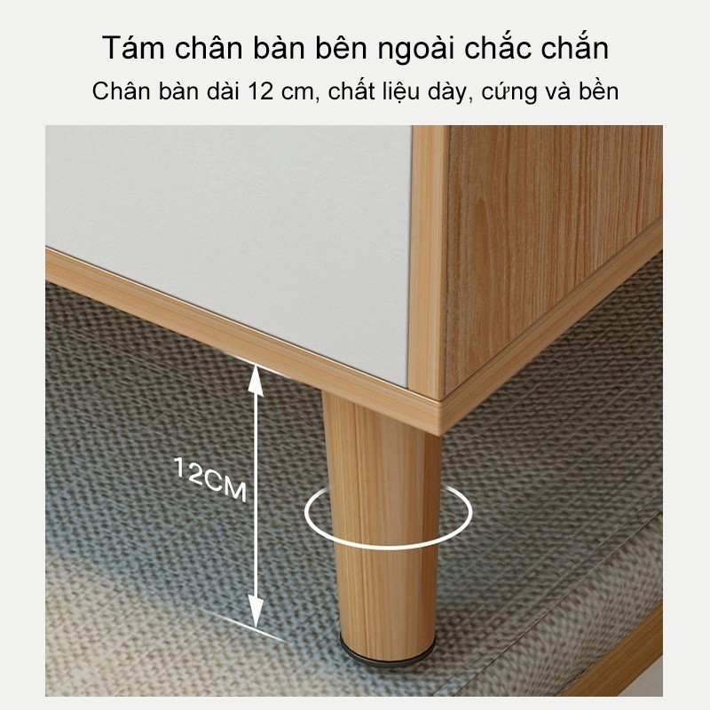 SUNNY Bàn trang điểm ngồi bệt đa năng kết hợp kệ tab đầu giường tiện lợi hiện đại