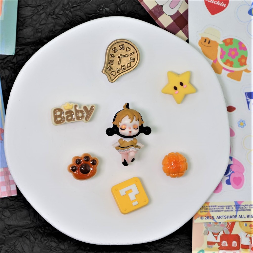 POP MART sp Phụ kiện giày jibbitz có thể tháo rời, hoa giày, thích hợp cho cá sấu, lỗ giày