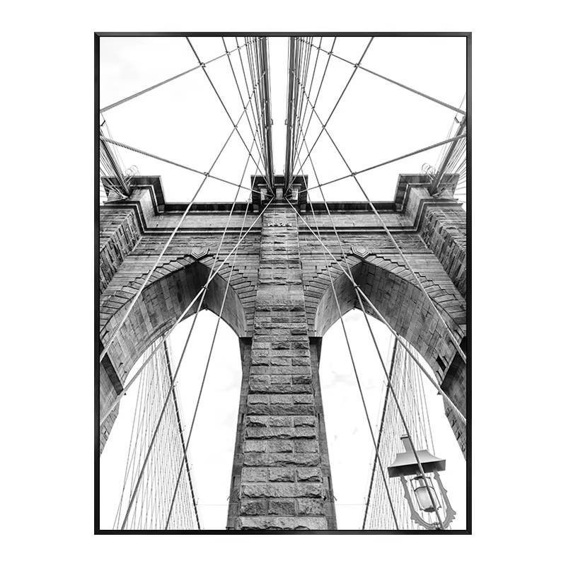 Hiện Đại New York London Paris Sydney Thành Phố Cột Mốc Phong Cảnh poster canvas Tranh Treo Tường Nghệ Thuật Hình Đen Trắng Trang Trí Phòng Nhà