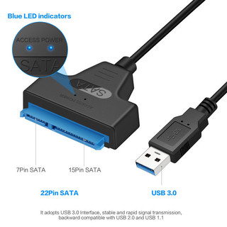 【COD】Bộ Chuyển Đổi USB 3.0 Sang SATA Dành Cho Ổ Cứng Gắn Ngoài SSD/HDD 2.5 Inch, Tương Thích Windows/Mac