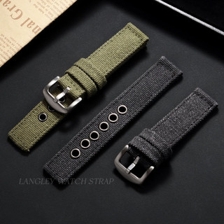 20 / 22 / 24mm Vải Bền Nylon Dây Đeo Đồng Hồ Đa Năng Dệt Nylon Dây Đeo Đồng Hồ Nam Nữ Vòng Tay Vải Dây Đeo Đồng Hồ 20mm 22mm Thể Thao Đen Xanh