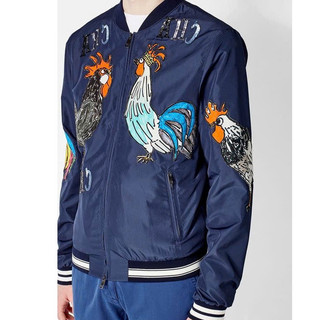 Áo Bomber Đàn Gà Trống .(Double - Six) . Áo Khoác Gió Dù 2 Lớp Dày Dặn Dáng Rộng