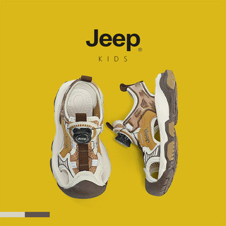 JEEP Dép Mùa Hè Bé Trai Baotou Nút Giày Chống Trơn Trượt Bé Gái 2025 Phong Cách Mới Trẻ Em Giày Đi Biển Mùa Hè Thường Ngày Thoáng Khí
