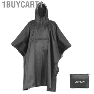 1buycart1 LIXADA HOODED Rain Poncho Waterproof Raincoat Jack