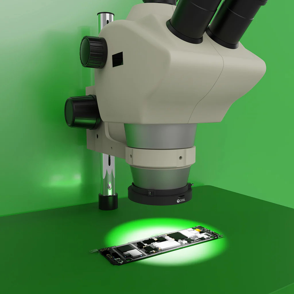 2uul MS98 Đèn LED MicroScope Có Thể Điều Chỉnh Đèn Vòng Đen Chiếu Sáng Để Bảo Trì Điện Thoại USB Độ Sáng Sửa Chữa Đèn Dụng Cụ