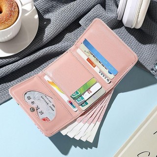 Thẻ tín dụng ZENIHCO Holoder, INS Style 3 lần Ví đựng tiền xu, Ví đựng thẻ chó mèo con dễ thương bằng da PU dành cho bé gái Quà tặng học sinh