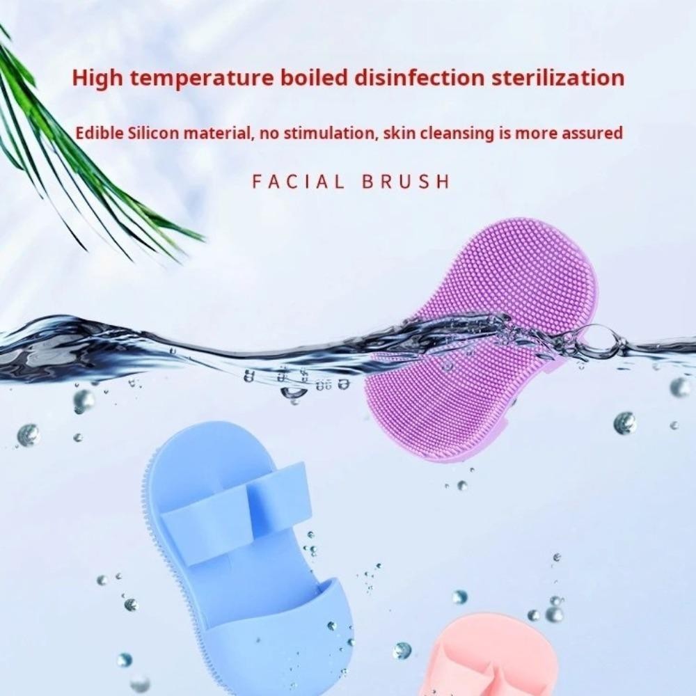 Bàn chải rửa mặt GUSTAVA, Bàn chải silicon Mini làm sạch lỗ chân lông, Bàn chải làm sạch mũi làm sạch mặt tẩy tế bào chết