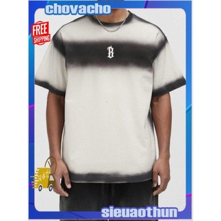 Áo thun Stee Cổ tròn SPAINT B Letter ICVCVNI Unisex