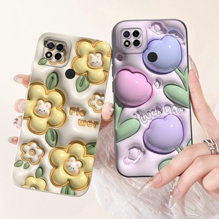 Ốp bảo vệ ống kính Xiaomi Redmi 9C NFC Redmi 9 (Ấn Độ) Redmi9C Vỏ điện thoại silicon mềm hoạt hình gấu trúc dễ thương