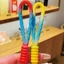 SAIA Cặp Đôi Móc Khóa, Treo Trang Trí PVC Xe Điện Bé Trai Cô Gái Mặt Dây Chuyền, Hoạt Hình Dễ Thương Túi Mặt Dây Chuyền Phụ Kiện Túi