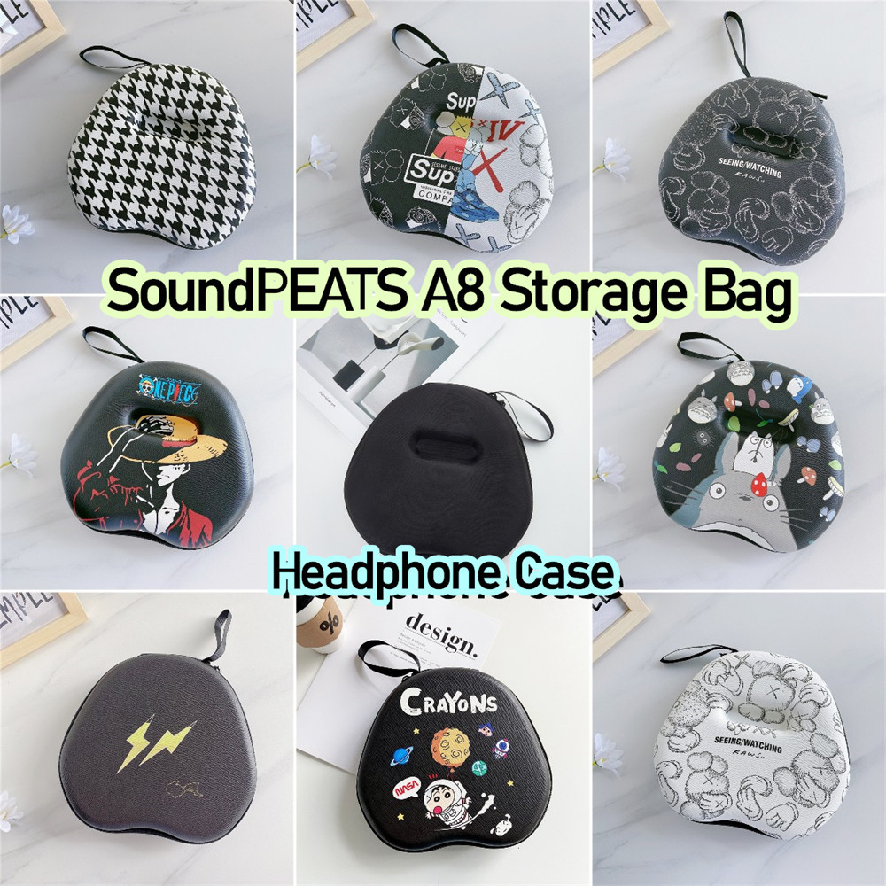 [Ngôi sao tương lai] Dành cho hộp đựng tai nghe SoundPEATS A8 Túi lưu trữ hoạt hình cổ điển Hộp đựng tai nghe EVA