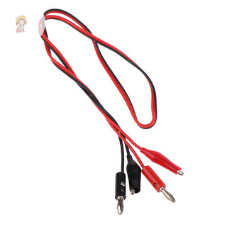 Twe 1Pc Kiểm Tra Nhiều Mét Dẫn Dây Cáp 100cm Hai Đầu Chuối Cắm Vào Cá Sấu Kẹp Đầu Nối Điện DIY Dụng Cụ VN