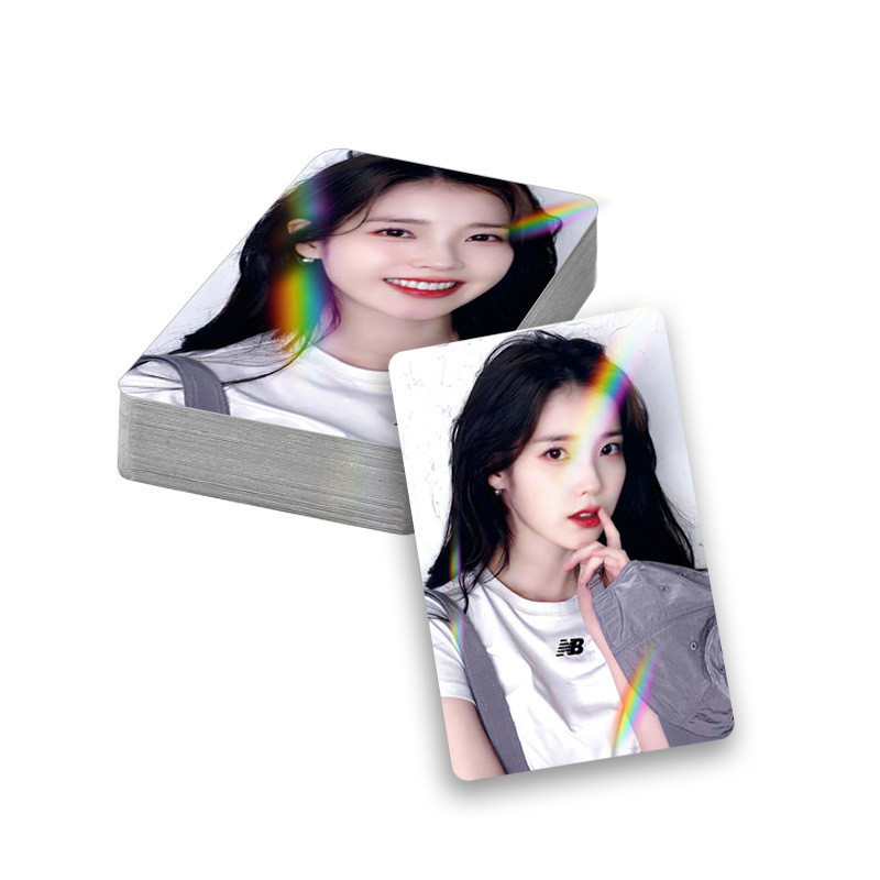 30 Cái / hộp IU Photocards Laser Holographic HEREH World Tour Concert blueming Lomo Cards the Winner Kpop Hologram Bưu Thiếp YM
