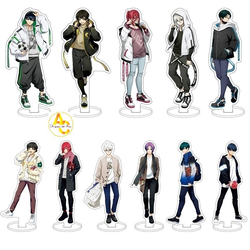 Mô hình Standee Blue Lock Isagi Nagi Meguru Chigiri Reo Sae Itoshi Rin ...
