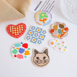 Acrylic In Tấm Mặt Dây Chuyền DIY Handmade Trang Sức Vòng Tay Vòng Cổ Phụ Kiện Tóc Mặt Dây Chuyền Phụ Kiện Chất Liệu