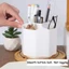 Bàn chải trang điểm ICUCKO, Hộp đựng bút xoay 360 độ đa tế bào, Nồi cọ đa chức năng lớn