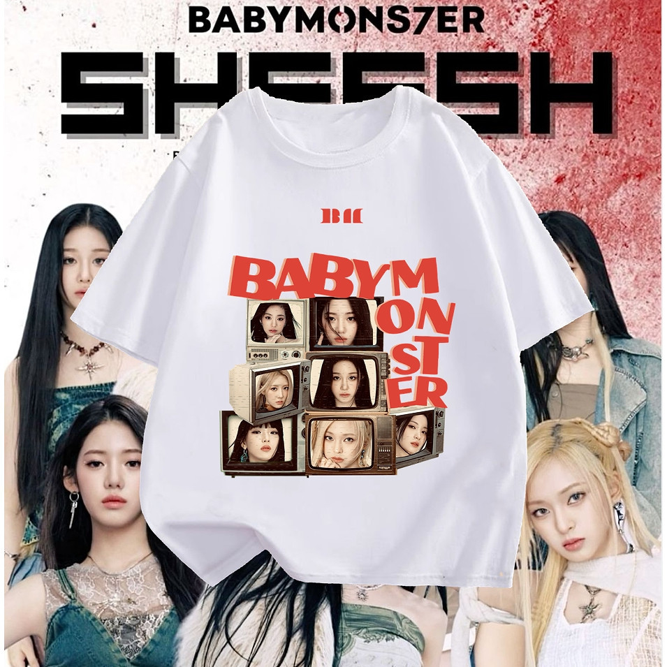 Áo thun mùa hè 3D ngắn tay dành cho trẻ em - Babymonster