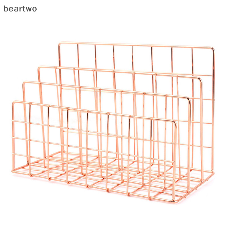 < Beartwo > Ins Giá đựng đồ để bàn bằng sắt tối giản Giá sắp xếp Bàn sắp xếp Giá để sách tài liệu Giá để bàn Giá lưu trữ đa chức năng Đẹp