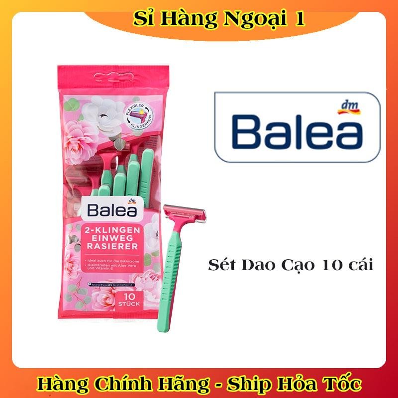 [CÓ CHE TÊN] Dao cạo Balea 2 và 3 lưỡi kép dùng cạo lông body & Bikini đầu xoay linh hoạt của Đức- Mẫu mới Đủ Bill