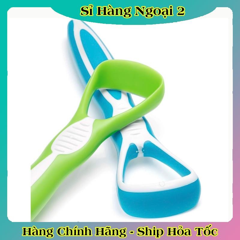 Cây cạo lưỡi, vệ sinh lưỡi Dontodent bằng nhựa, cao cấp, cho người lớn của Đức - Đủ Bill