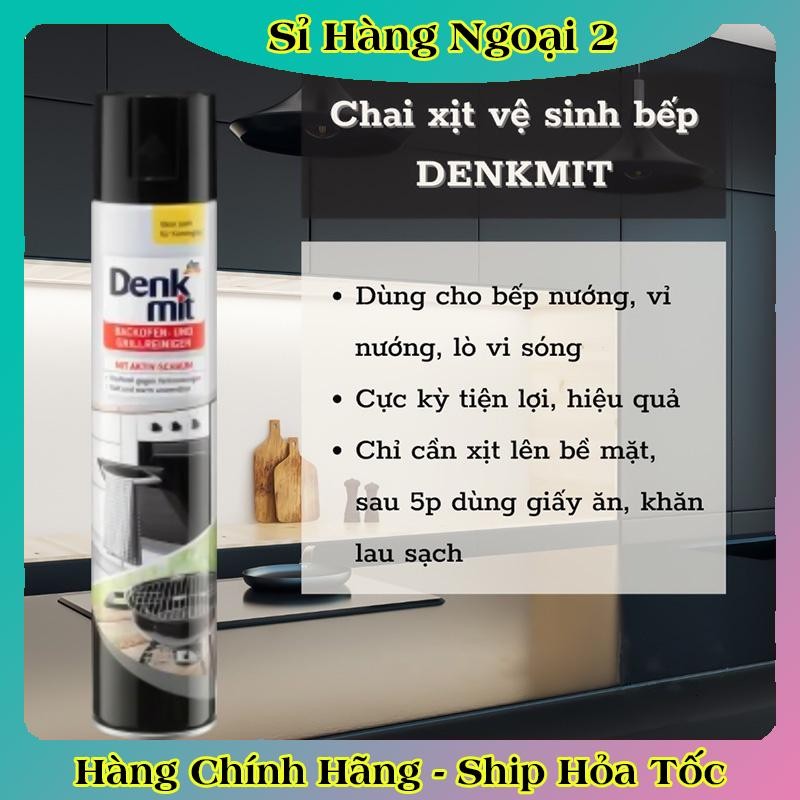 Bình xịt vệ sinh lò nướng, lò vi sóng, nồi chiên không dầu Denkmit 500ml